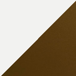 Blanco interior y Bronce Exterior